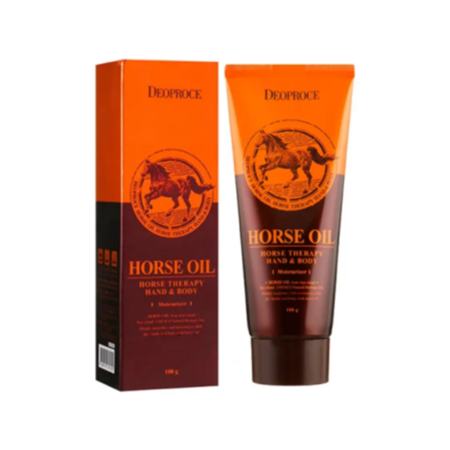 DEOPROCE Hand & Body Horse Oil, 100мл Deoproce Крем для рук и тела с лошадиным жиром