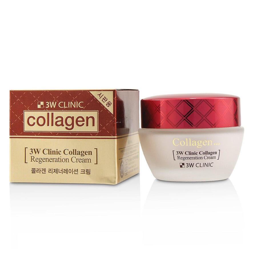 3W CLINIC Collagen Regeneration Cream, 60м. Крем-суфле для лица с морским коллагеном