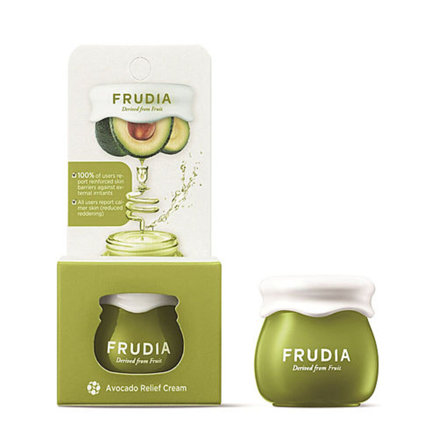 FRUDIA Avocado Relief Cream, миниатюра, 10гр. Frudia Крем для лица восстанавливающий с авокадо
