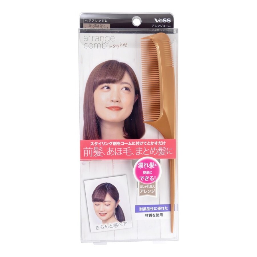 VESS Arrange Comb For Styling, 1шт. Расческа-гребень для укладки волос с частыми зубцами