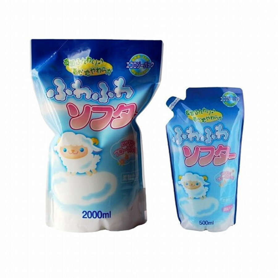 ROCKET SOAP Fuwafuwa Rocket Soap, сменная упаковка, 500мл. Кондиционер для белья "Воздушная мягкость"