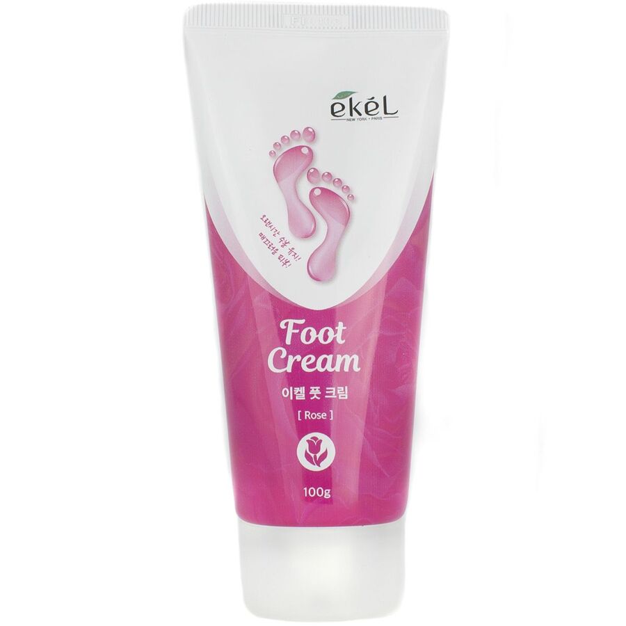 EKEL Foot Cream Rose, 100гр. Ekel Крем для ног успокаивающий с экстрактом розы