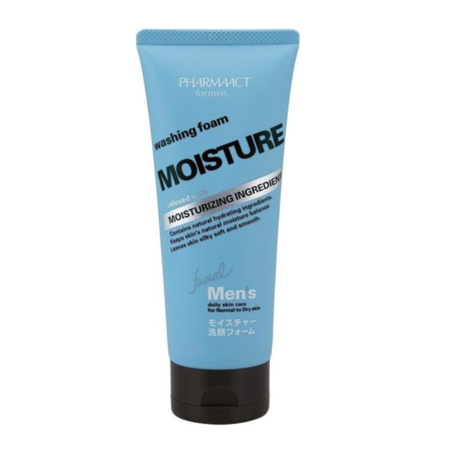 PHARMAACT Pharmaact Men's Moisture Facial Cleansing Foam, 130гр. Пенка для умывания мужская увлажняющая