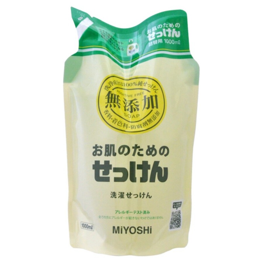 MIYOSHI Miyoshi Additive Free Laundry Liquid Soap, 1000мл. Средство для стирки жидкое на основе натуральных компонентов