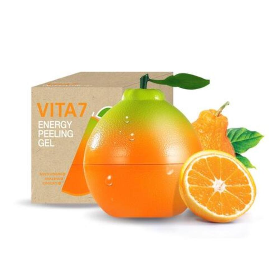 TheYEON TheYEON Vita7 Energy Peeling Gel, 100мл. TheYEON Пилинг - скатка для лица энергетический с АНА-кислотами и 7 витаминами