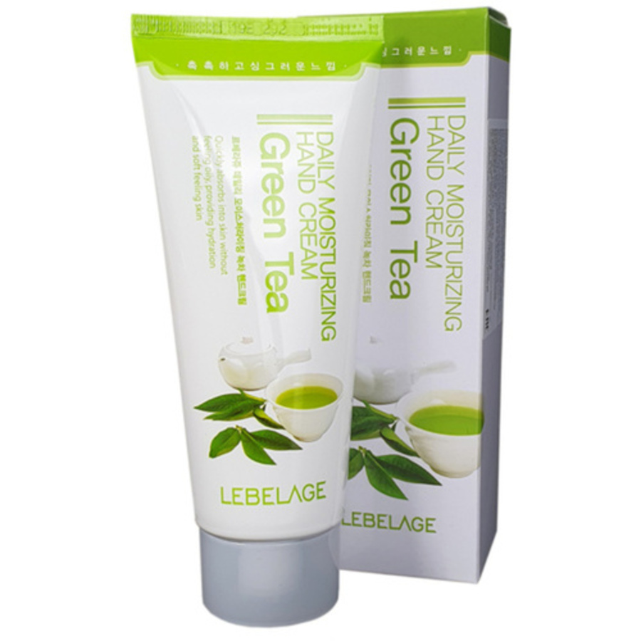 LEBELAGE Lebelage Daily Moisturizing Green Tea Hand Cream, 100мл. Крем для рук с зеленым чаем