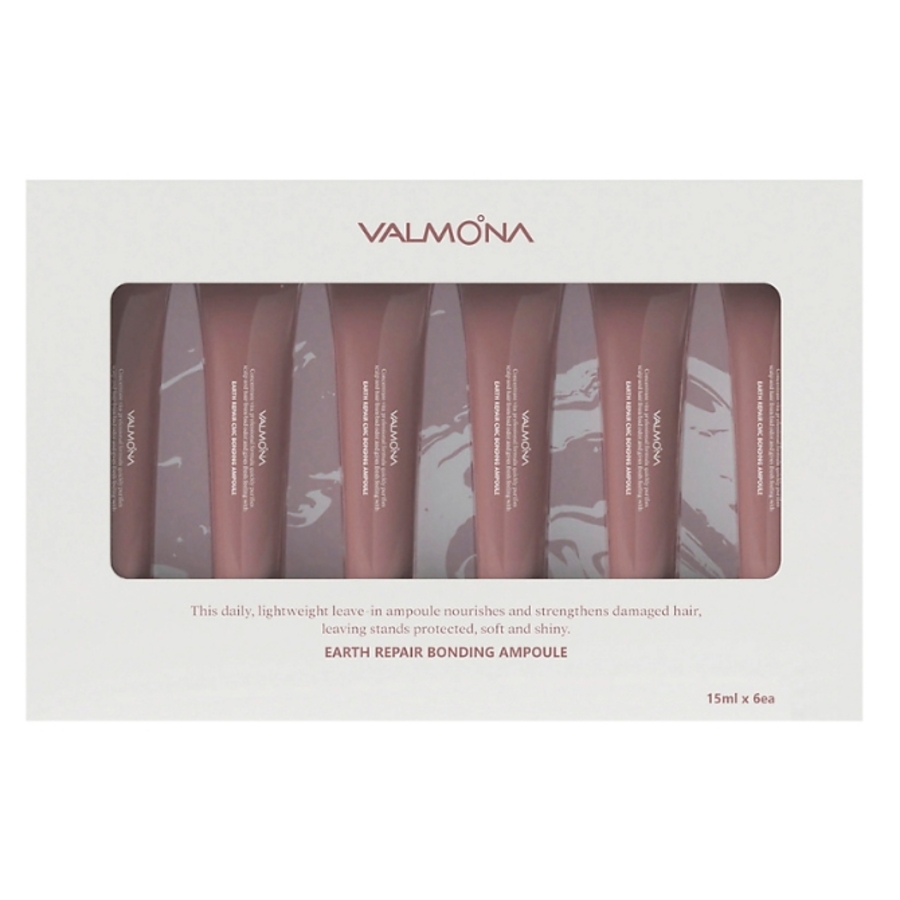 VALMONA Valmona Earth Repair Bonding Ampoule, 15мл.*6шт. Сыворотка для волос восстанавливающая
