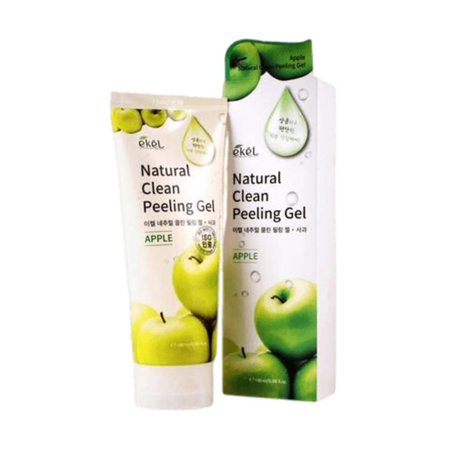 EKEL Apple Natural Clean Peeling Gel, 180мл Ekel Пилинг-скатка с экстрактом зеленого яблока