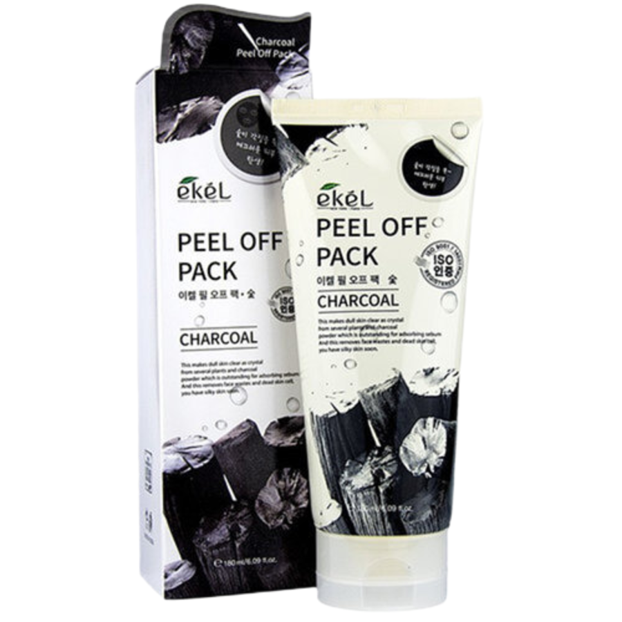 EKEL Peel Off Pack Charcoal, 180мл Ekel Маска-пленка с экстрактом древесного угля