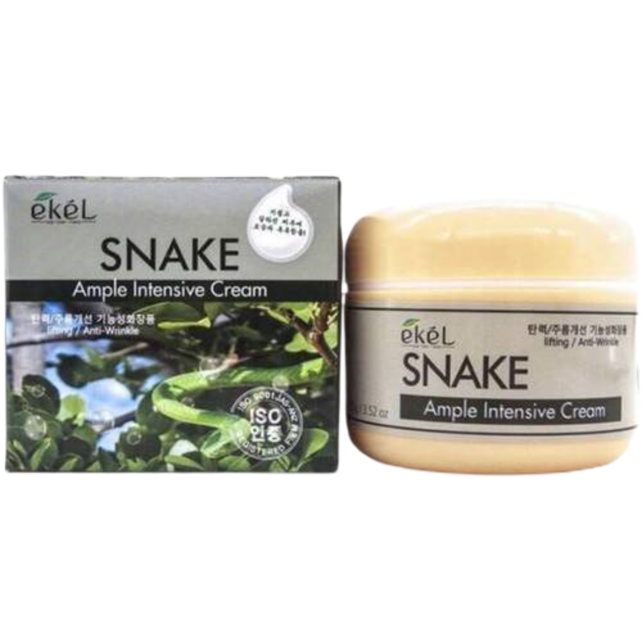 EKEL Ample Intensive Cream Snake, 100г Ekel Крем для лица со змеиным ядом