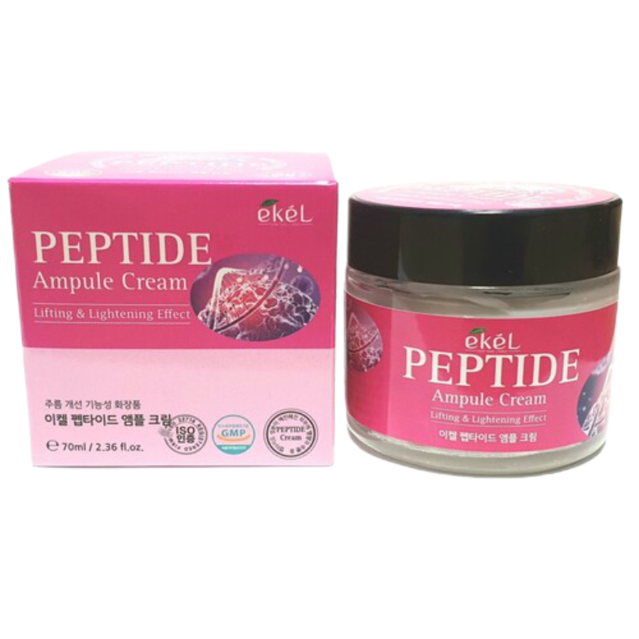 EKEL Peptide Ampule Cream, 70мл Ekel Крем ампульный для лица с пептидами