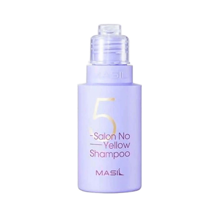 MASIL Masil 5 Salon No Yellow Shampoo, 50мл. Masil Шампунь для волос оттеночный для нейтрализации желтизны