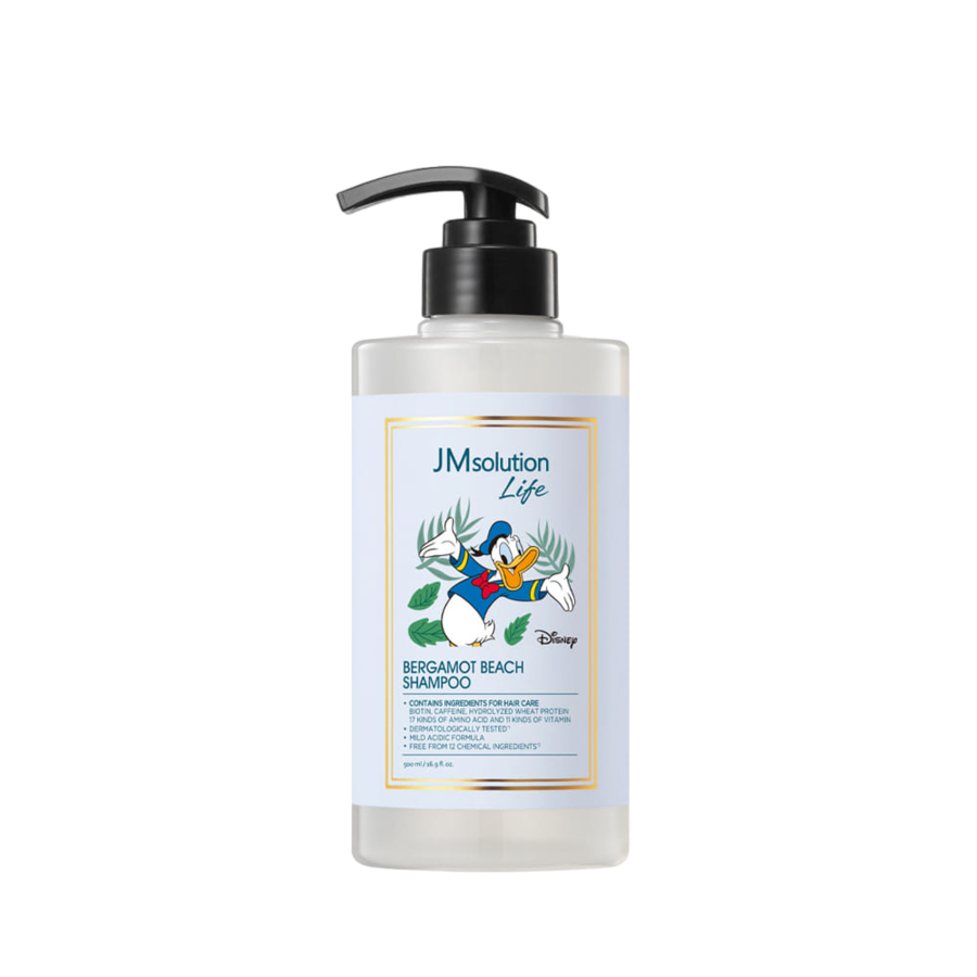 JM SOLUTION Life Disney Bergamot Beach Shampoo, 500мл JMsolution Шампунь для волос с экстрактом бергамота