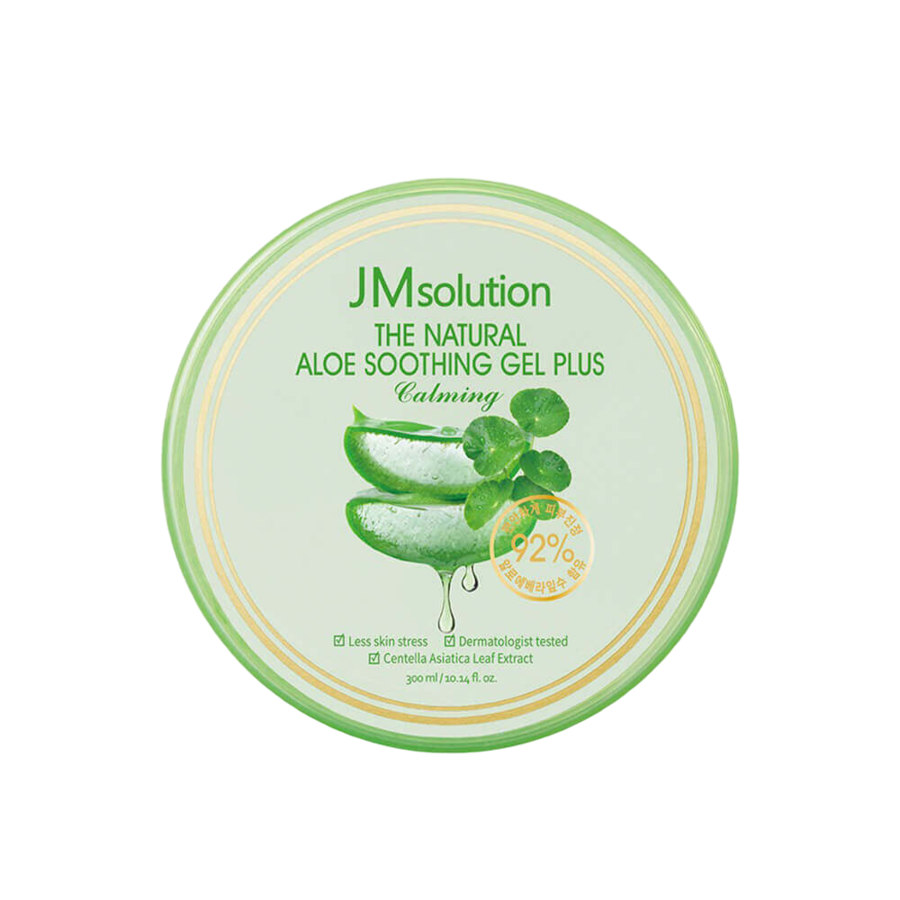 JM SOLUTION The Natural Aloe Soothing Gel Plus Calming, 300мл JMsolution Гель успокаивающий с алоэ и центеллой