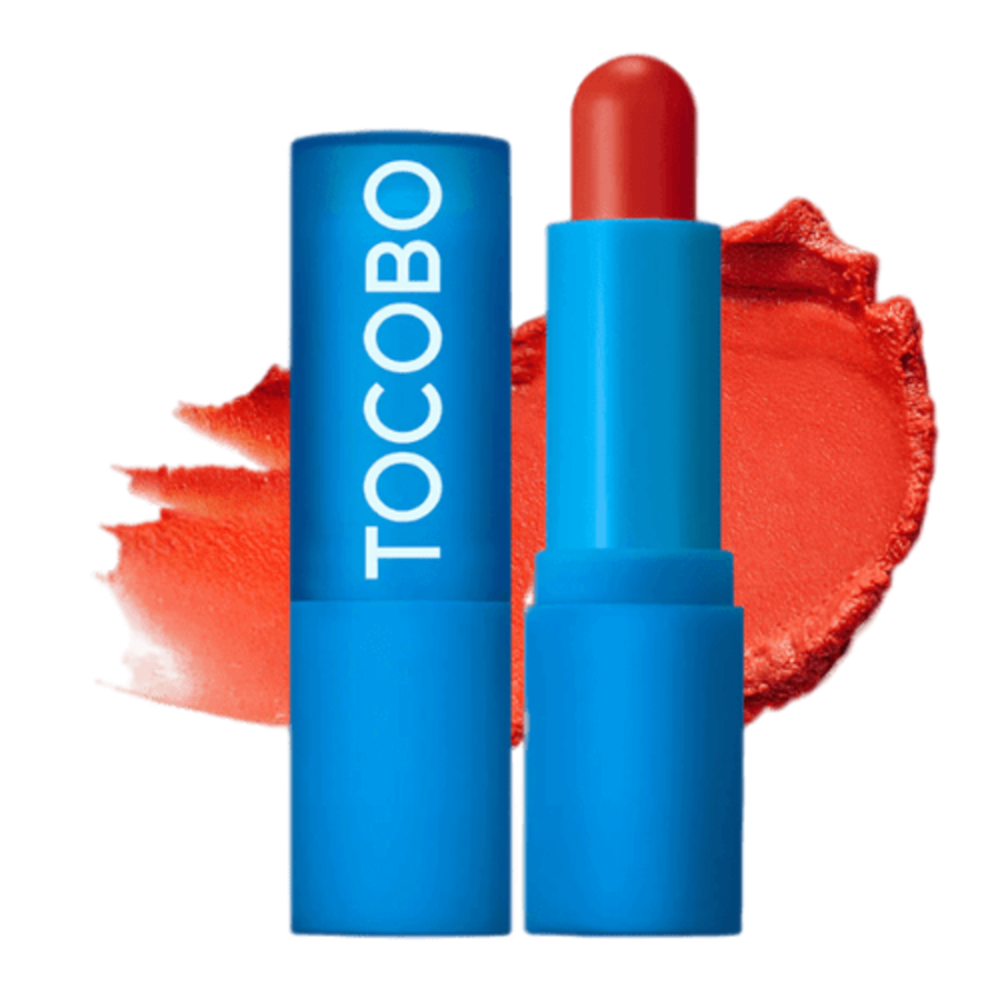TOCOBO Glass Tinted Lip Balm, 3.5г Tocobo Бальзам для губ увлажняющий оттеночный 033 Carrot cake
