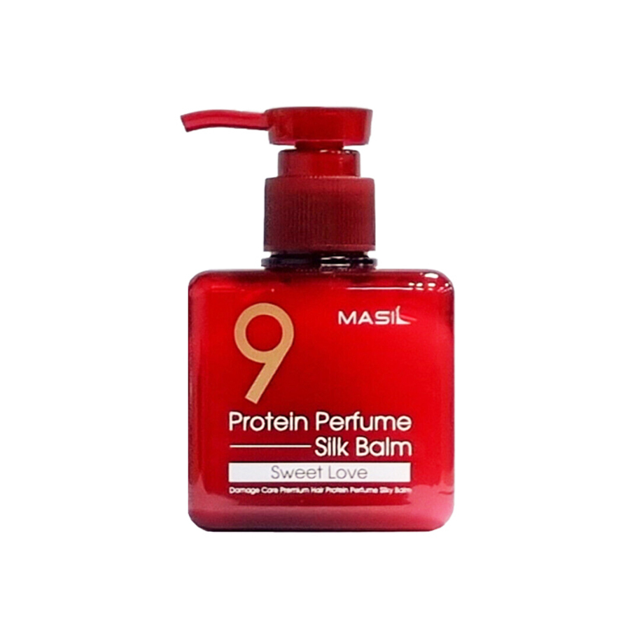 MASIL 9 Protein Perfume Silk Balm Sweet Love, 180мл Masil Бальзам для поврежденных волос несмываемый парфюмированный