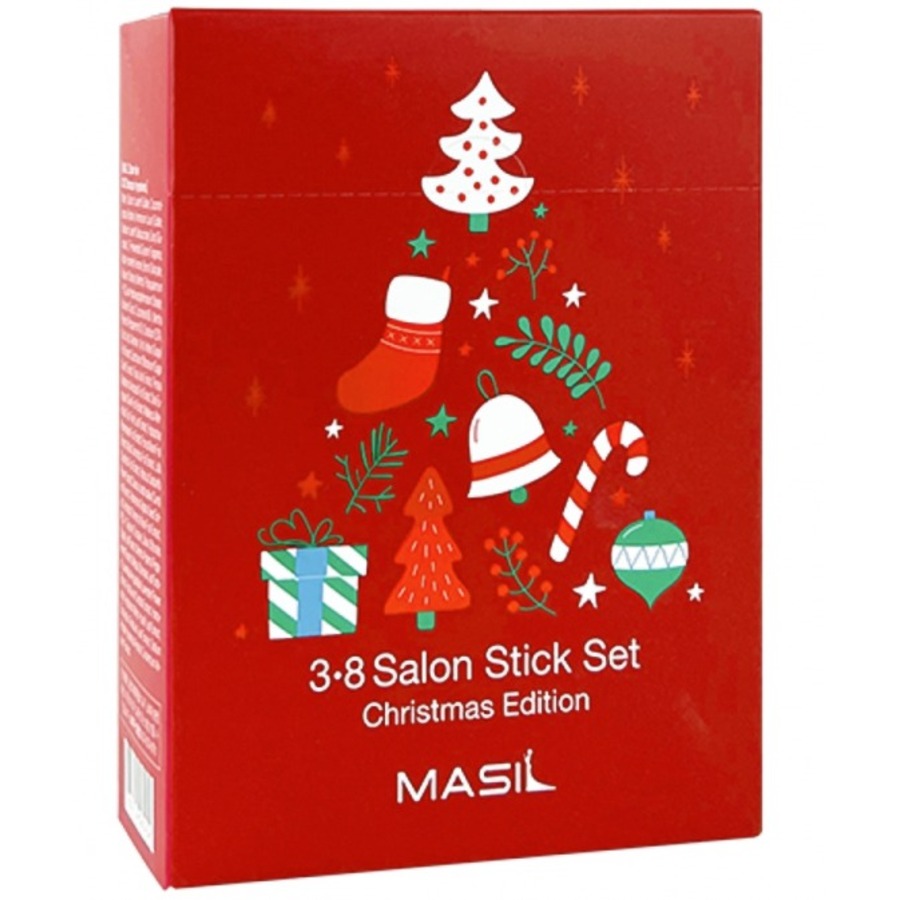 MASIL Repair Stick Set Christmas Edition, саше 8мл*10шт+8мл*10шт Masil Набор подарочный для восстановления волос