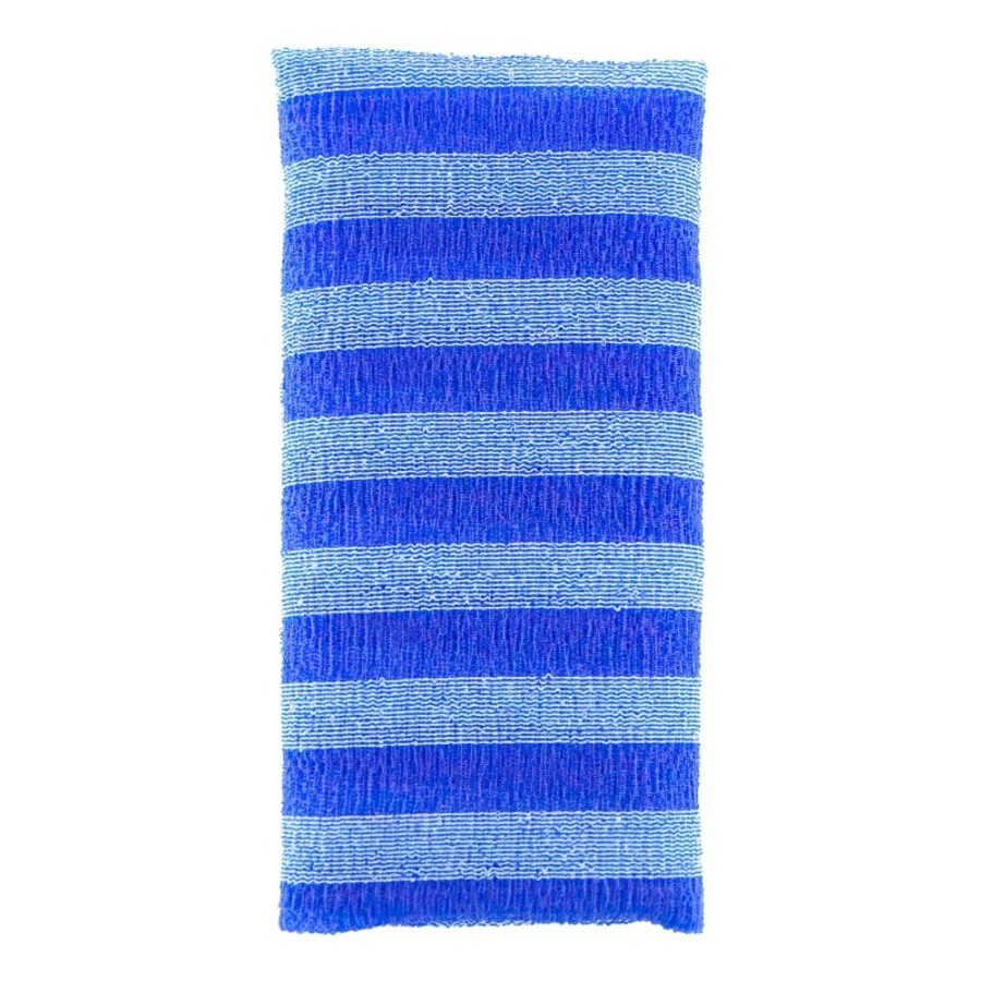 OHE Nylon Towel Super Regular 120, 20*120см Ohe Мочалка для тела мужская средней жесткости, синяя