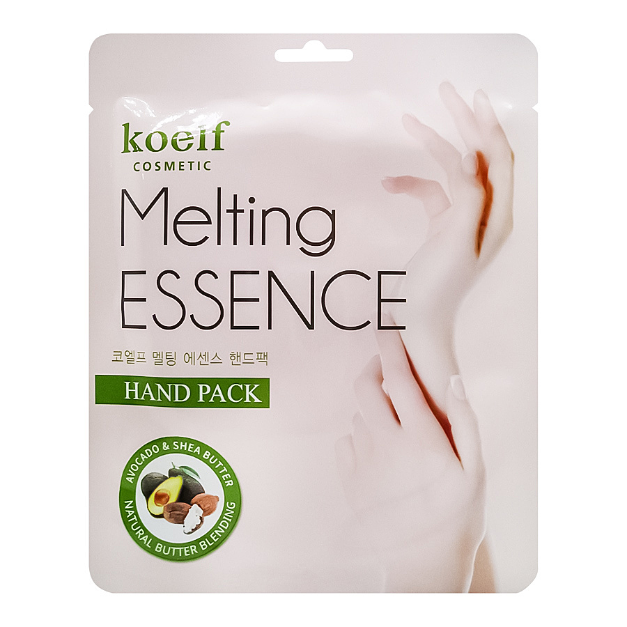 KOELF Melting Essence Hand Pack, 1 пара. Koelf Маска-перчатки для рук питательная с маслом ши и авокадо