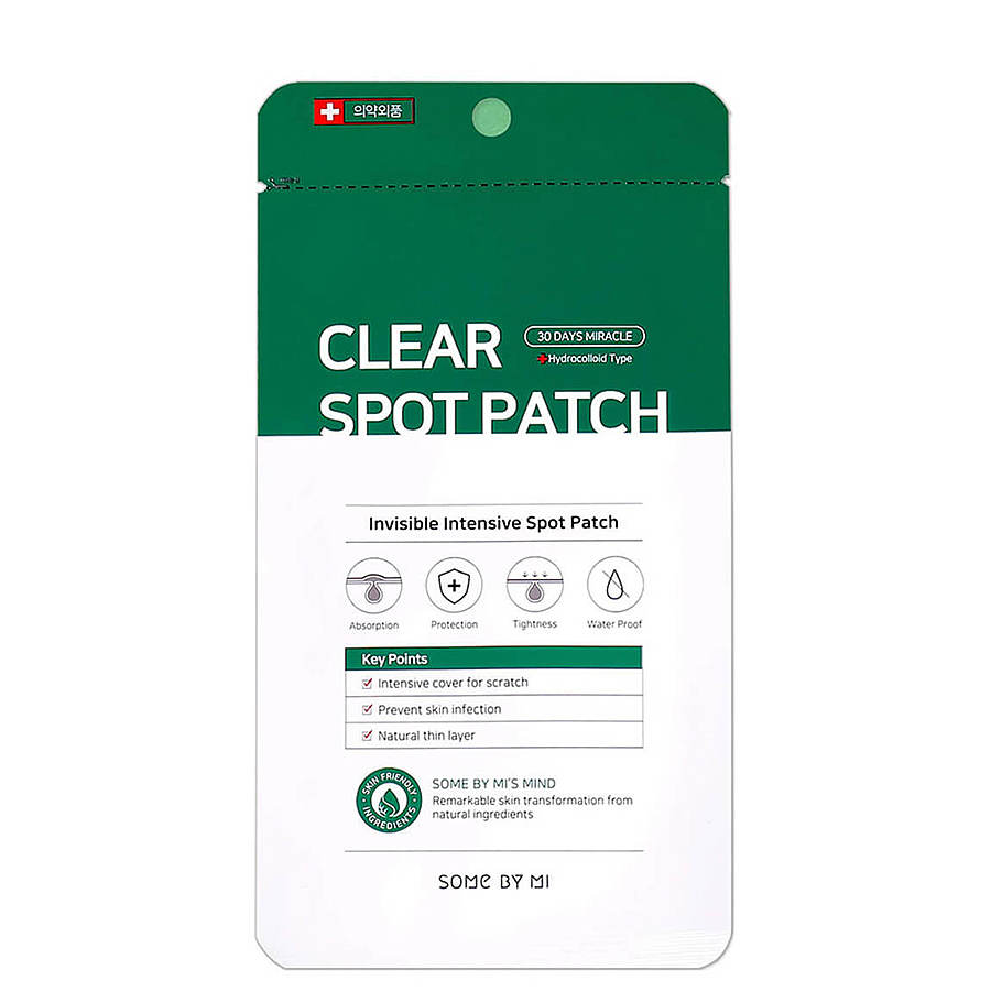 SOME BY MI Some By Mi 30 Days Miracle Clear Spot Patch, 18шт. Патчи против прыщей антибактериальные