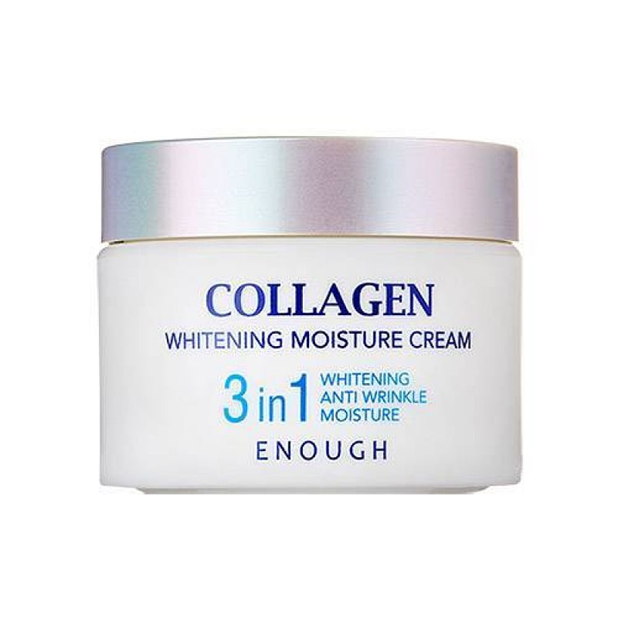 ENOUGH Collagen 3in1 Whitening Moisture Cream, 50мл. Крем для лица и шеи с коллагеном