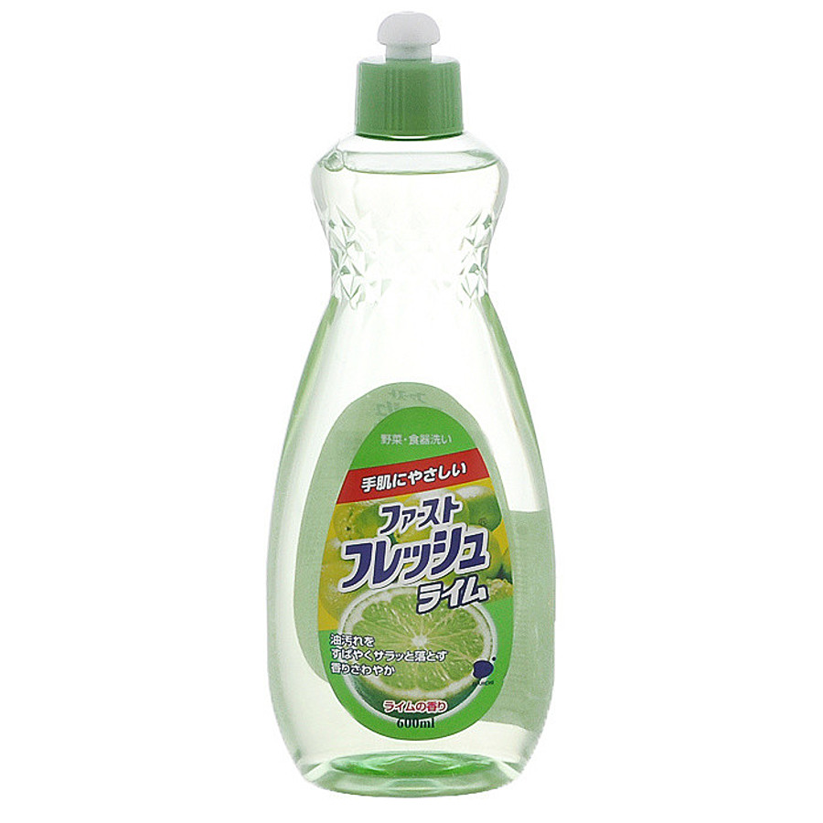 MITSUEI Herbal Fresh Lime, 600мл. Средство для мытья посуды овощей и фруктов концентрированное с ароматом лайма