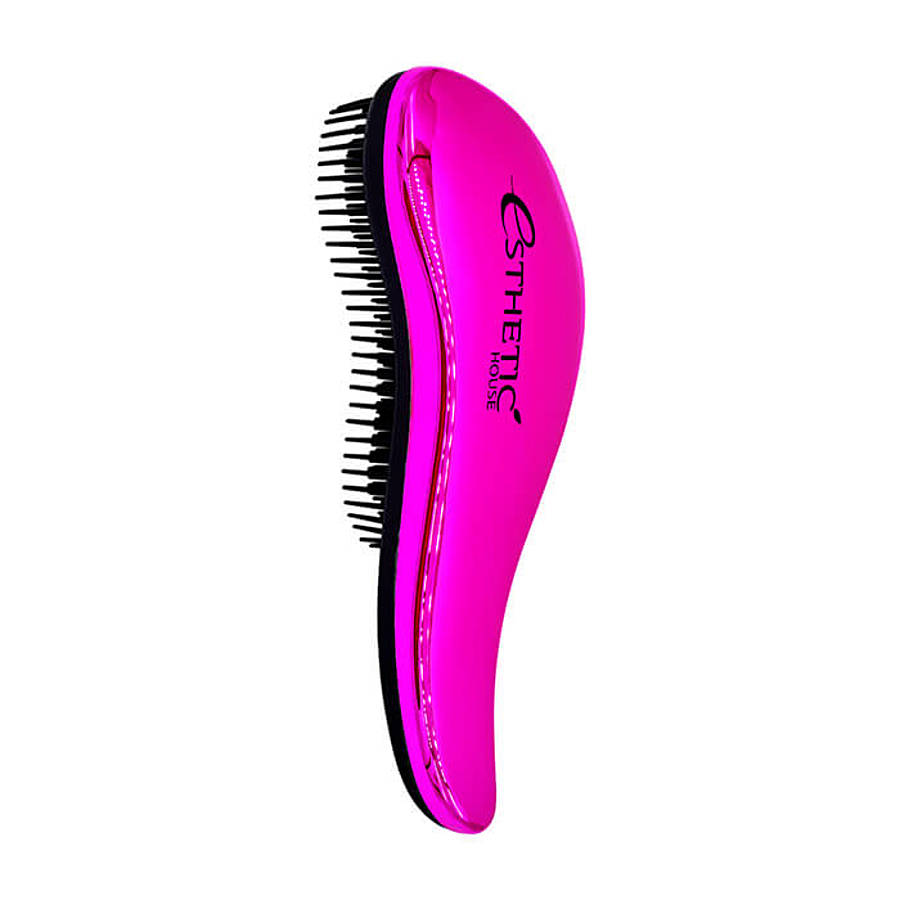 ESTHETIC HOUSE Hair Brush For Easy Comb, 1шт. Esthetic House Расческа пластиковая для волос розовая