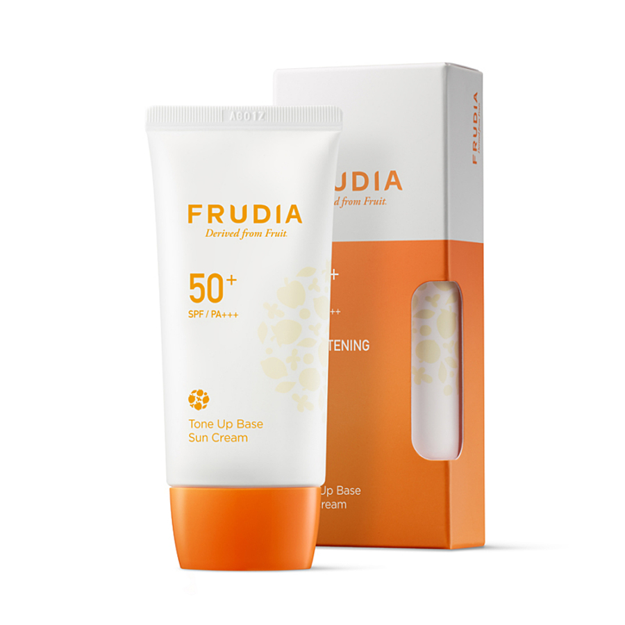 FRUDIA Tone Up Base Sun Cream SPF50+/PA+++, 50мл. Крем-база солнцезащитный выравнивающий тон кожи