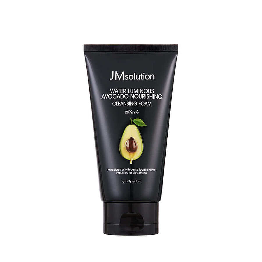 JM SOLUTION Water Luminous Avocado Nourishing Cleansing Foam, 150 мл. Пенка для умывания сухой кожи с маслом авокадо и пептидным комплексом