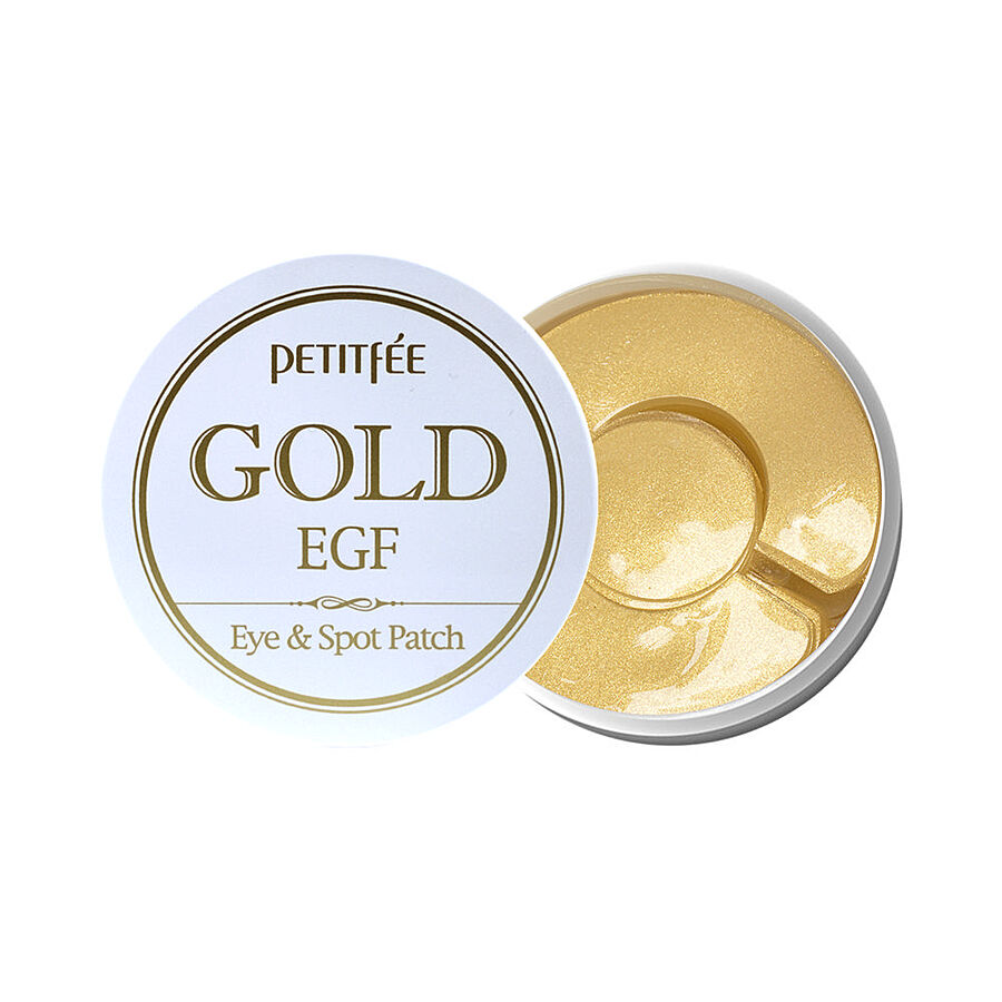 PETITFEE Gold & EGF Eye & Spot Patch, 90шт. Патчи для глаз гидрогелевые антивозрастные с золотом и EGF