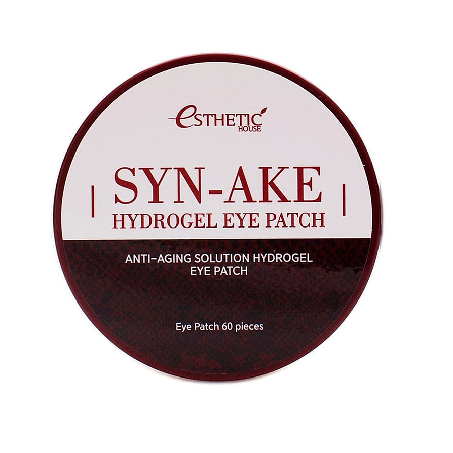 ESTHETIC HOUSE Syn-Ake Hydrogel Eyepatch, 60шт. Патчи для глаз гидрогелевые антивозрастные со змеиным пептидом
