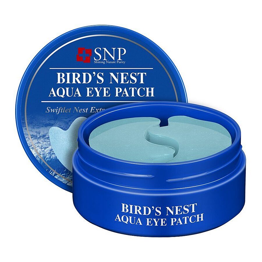 SNP Bird's Nest Eye Patch, 60шт. Патчи для глаз гидрогелевые комплексного действия с экстрактом ласточкиного гнезда