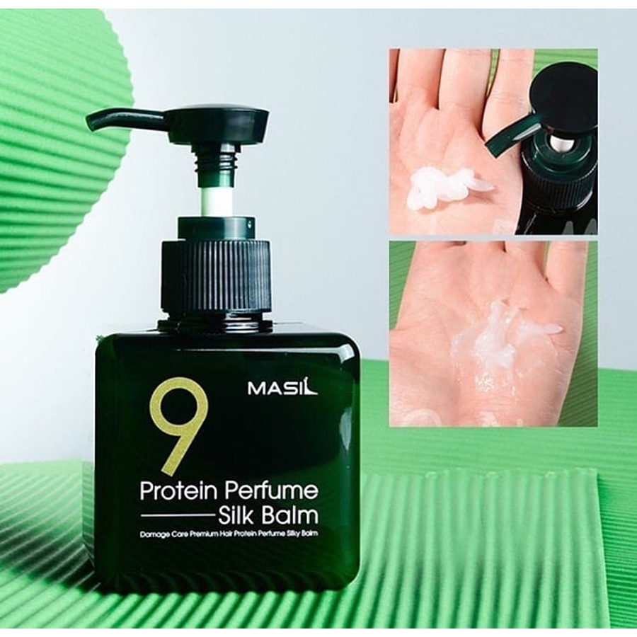 MASIL 9 Protein Perfume Silk Balm, 180мл. Бальзам для восстановления волос несмываемый с протеинами