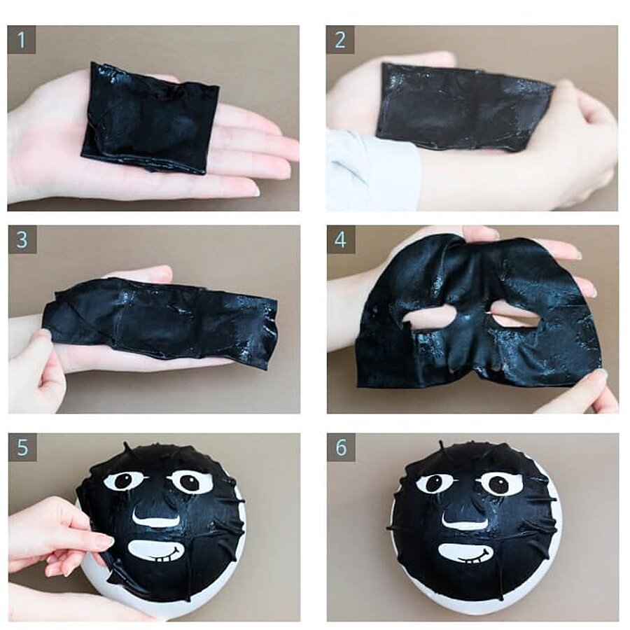 ELIZAVECCA 3-step Pore Solution Super Elastic Mask, 40г. Комплекс для лица с тканевой маской для очистки пор