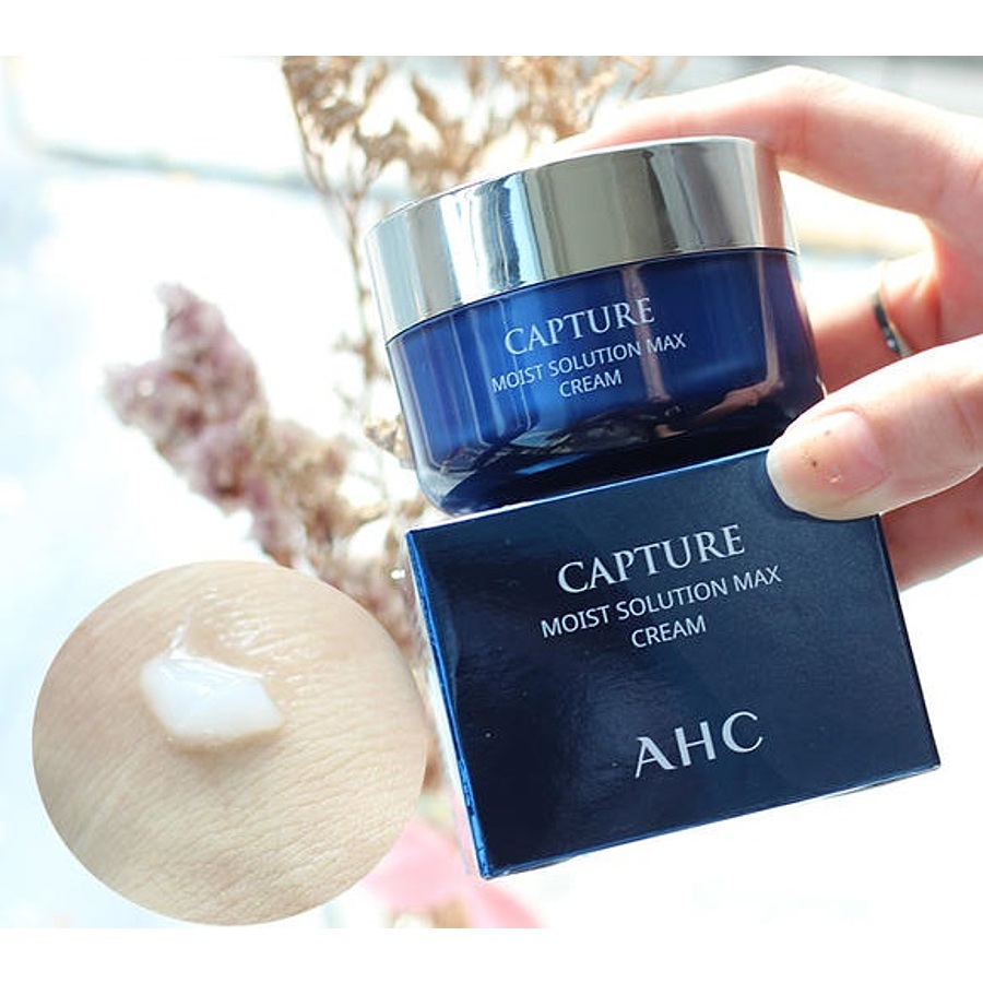 AHC Capture Moist Solution Max Cream, 50мл. Крем-гель для лица увлажняющий с гиалуроновой кислотой