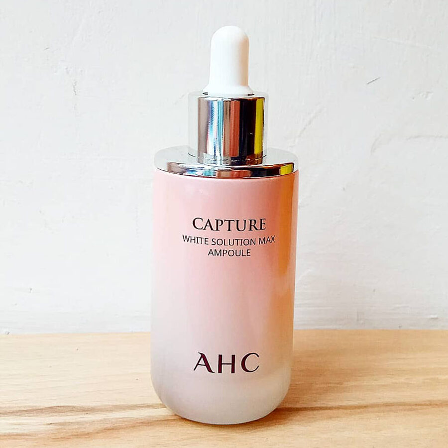 AHC Capture White Solution Max Ampoule, 50мл. Сыворотка для лица ампульная осветляющая и выравнивающая тон