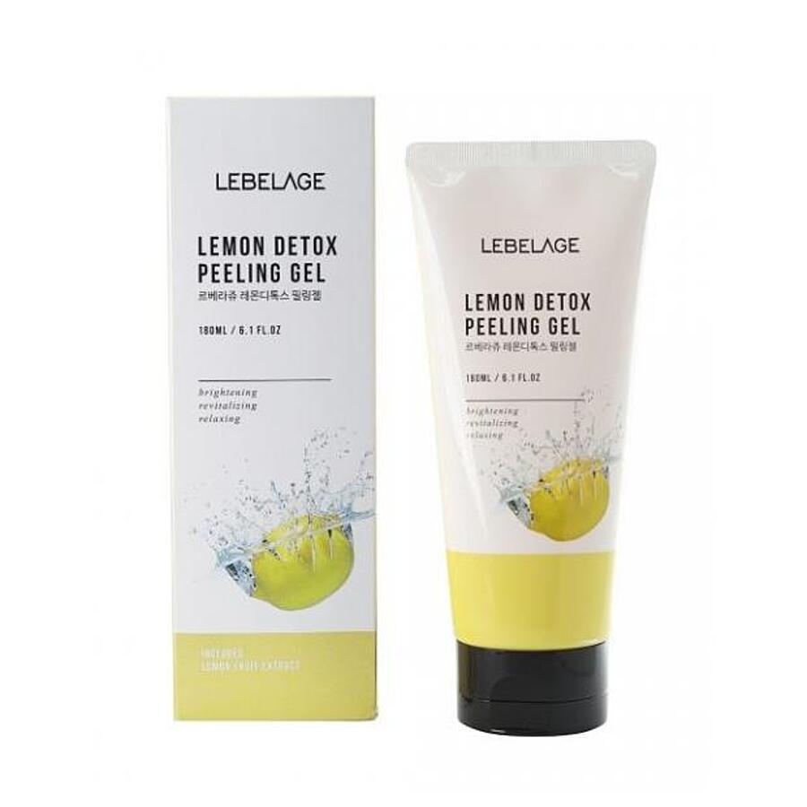 LEBELAGE Lemon Detox Peeling Gel, 180мл. Пилинг-гель с экстрактом лимона