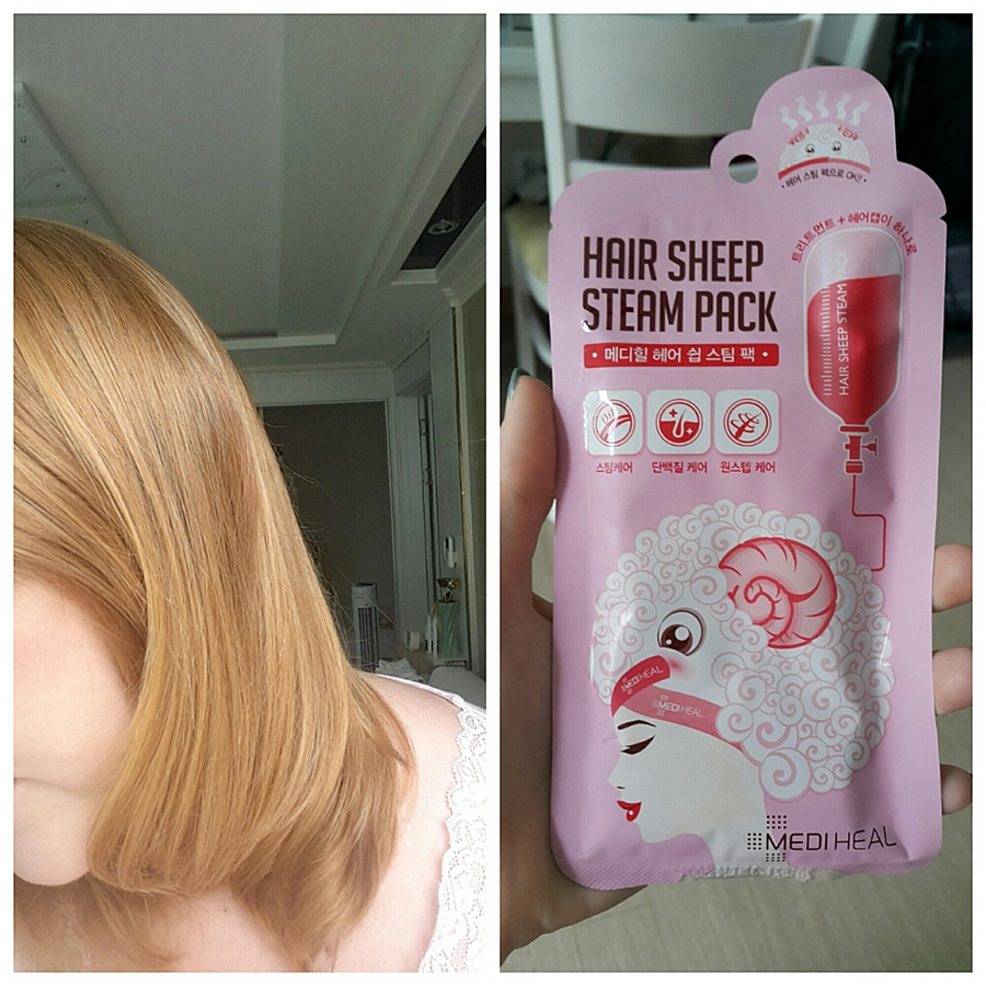 MEDIHEAL Hair Sheep Steam Pack Маска-шапочка паровая для поврежденных волос