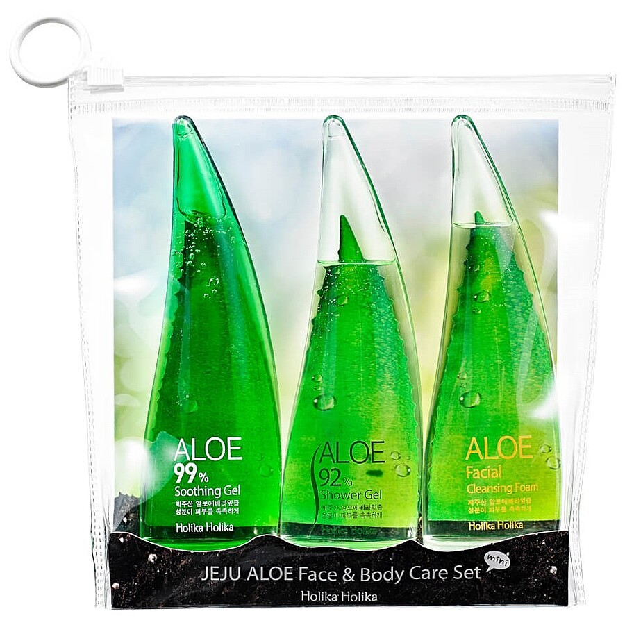 HOLIKA HOLIKA Jeju Aloe Face and Body Care Set Набор увлажняющих средств для лица и тела с высоким содержанием алоэ