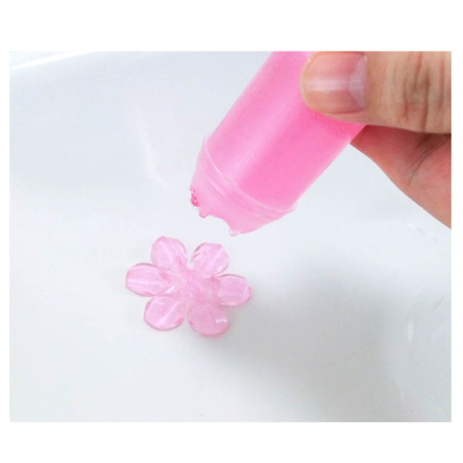 KOBAYASHI Stampy Relaxing Aroma, 28гр. Очиститель для туалетов дезодорирующий с цветочным ароматом