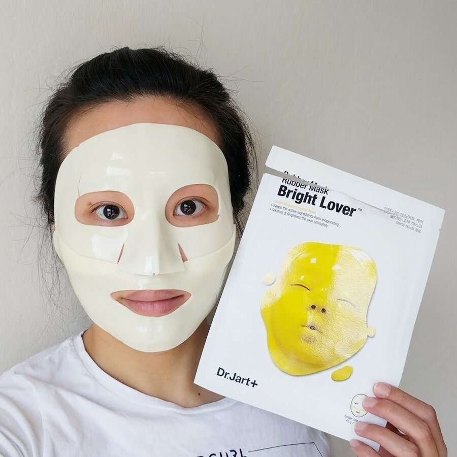 DR. JART+ Rubber Mask Bright Lover, 40гр+4мл. Маска для лица альгинатная моделирующая для выравнивания тона