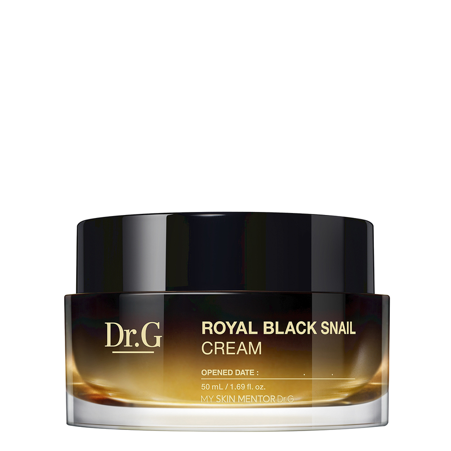 DR.G Royal Black Snail Cream, 50мл. Крем для лица антивозрастной с муцином чёрной улитки