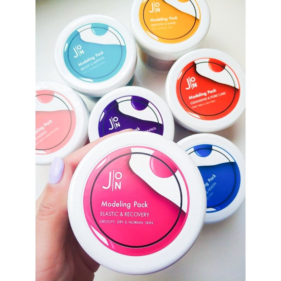 J:ON Smooth & Shine Modeling Pack, 18гр. Маска для лица альгинатная для придания гладкости и сияния кожи