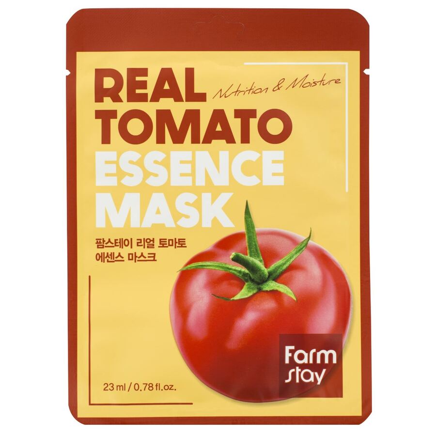 FARMSTAY FarmStay Real Tomato Essence Mask, 23мл. Маска для лица тканевая с экстрактом томата