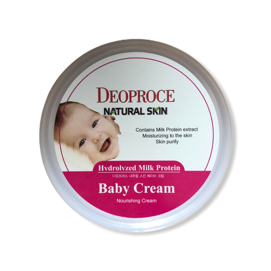 DEOPROCE Natural Skin Baby Cream, 100гр. Крем для тела на молочных белках