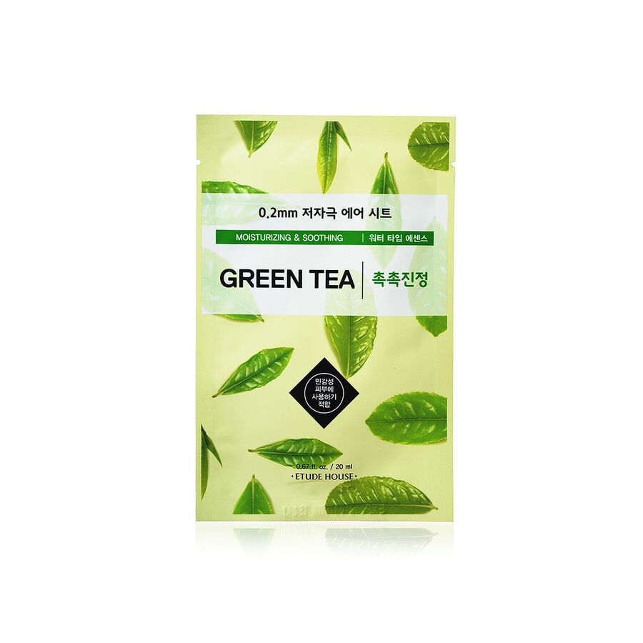 ETUDE Therapy Air Mask Green Tea Маска тканевая с экстрактом зеленого чая