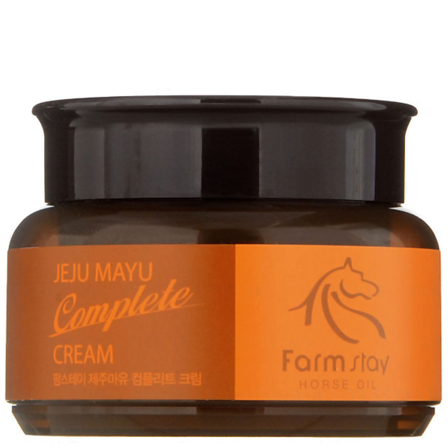 FARMSTAY Jeju Mayu Complete Horse Oil Cream, 100гр. Крем для сухой кожи лица с лошадиным маслом