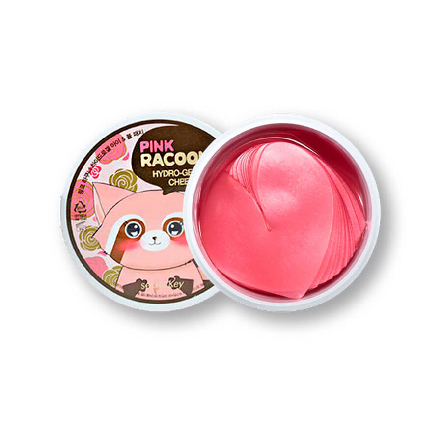 SECRET KEY Pink Racoony Hydro-Gel Eye & Cheek Patch, 60шт. Патчи для глаз и скул гидрогелевые