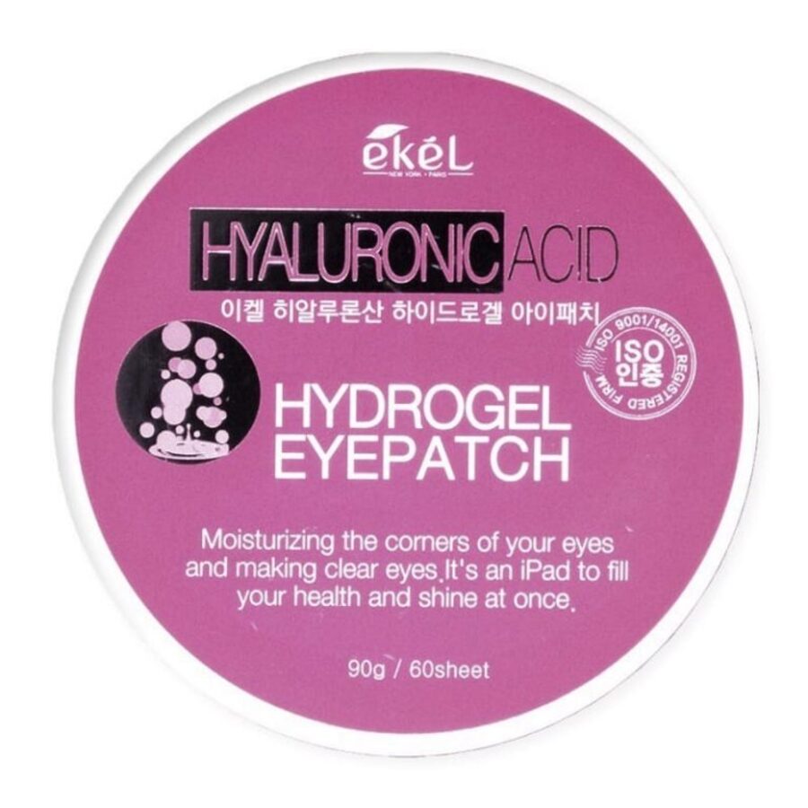 EKEL Eye Patch Hyaluronic Acid, 60шт. Патчи для глаз гидрогелевые увлажняющие с гиалуроновой кислотой