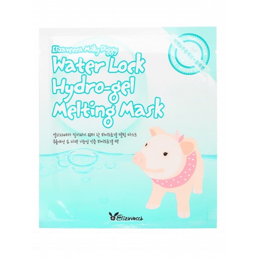 ELIZAVECCA Milky Piggy Water Lock Hydrogel Melting Mask, 30мл. Маска для лица гидрогелевая с коллагеном